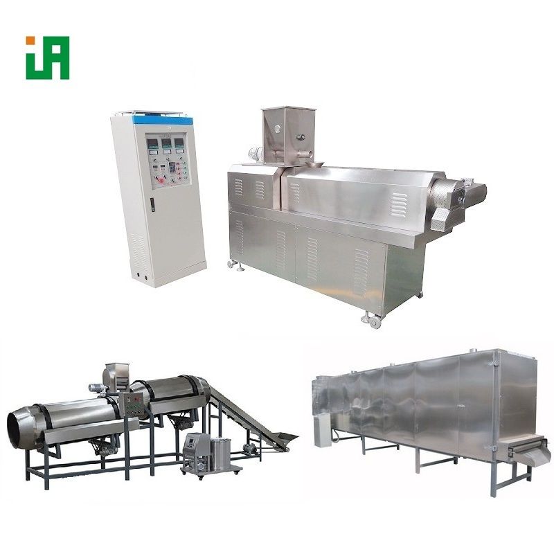 Puffed Dry Kibble Dog Food Extrusion Line Machine