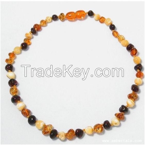 Amber necklaces, teething necklaces for baby