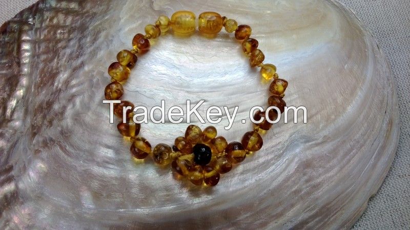 Amber necklaces, teething necklaces for baby