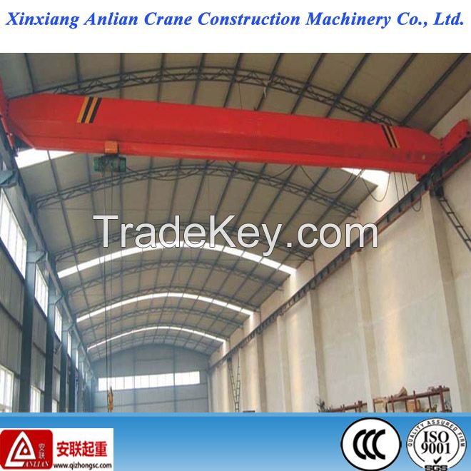 20T electric single girder workshop overhead crane