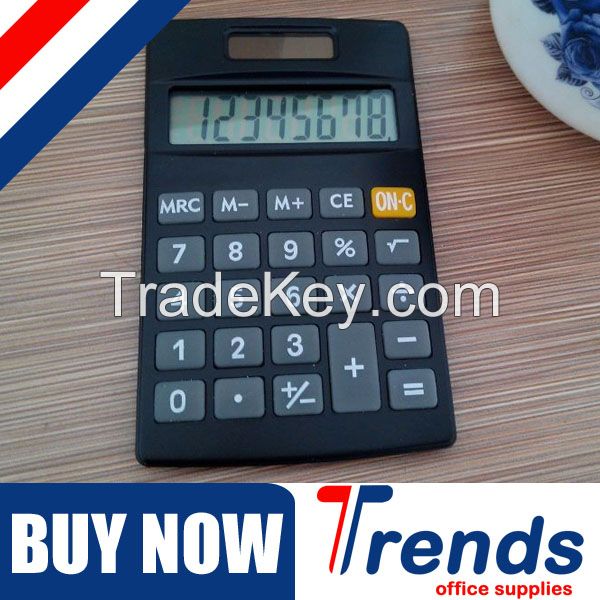 Dual Power Mini Calculator Desktop, Promotional Pocket Calculator