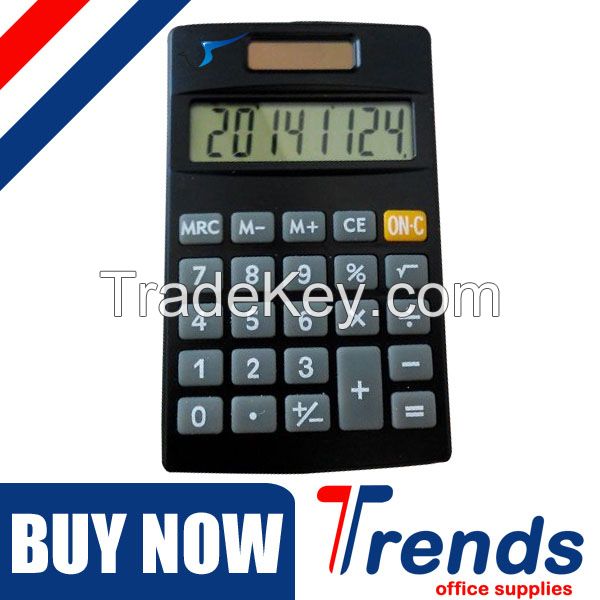 Dual Power Mini Calculator Desktop, Promotional Pocket Calculator