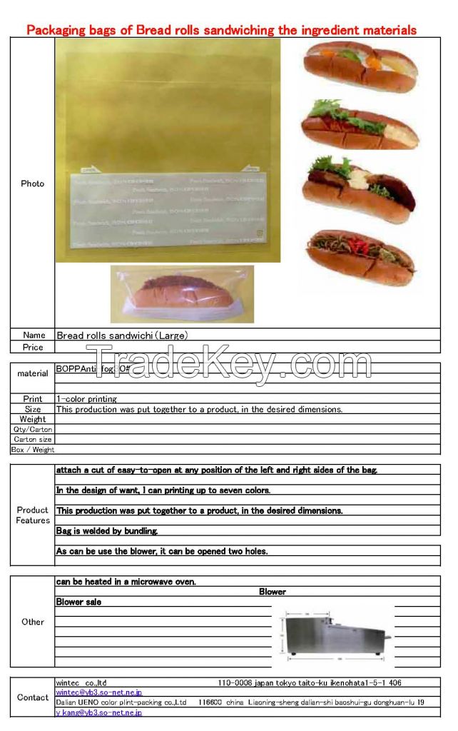 Sandwich packaging