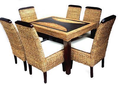 WICKER DINING SET - 024