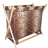 Leopard veins pine laundry rack XL