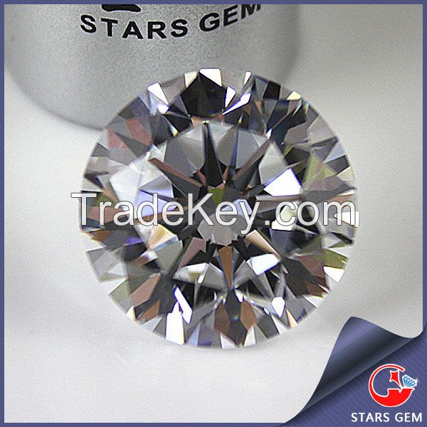 briliant cut white good quality cubic zirconia for jewelry set