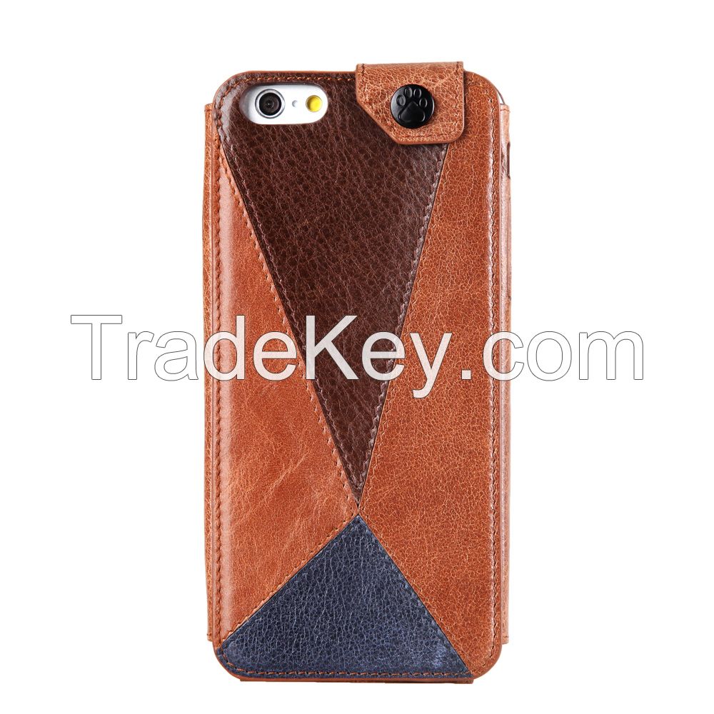 Royal Cat Iphone 6 Genuine Leather Case (light brown)