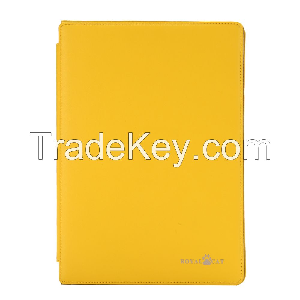 Royal Cat Ipad air Genuine Leather Case (Yellow)