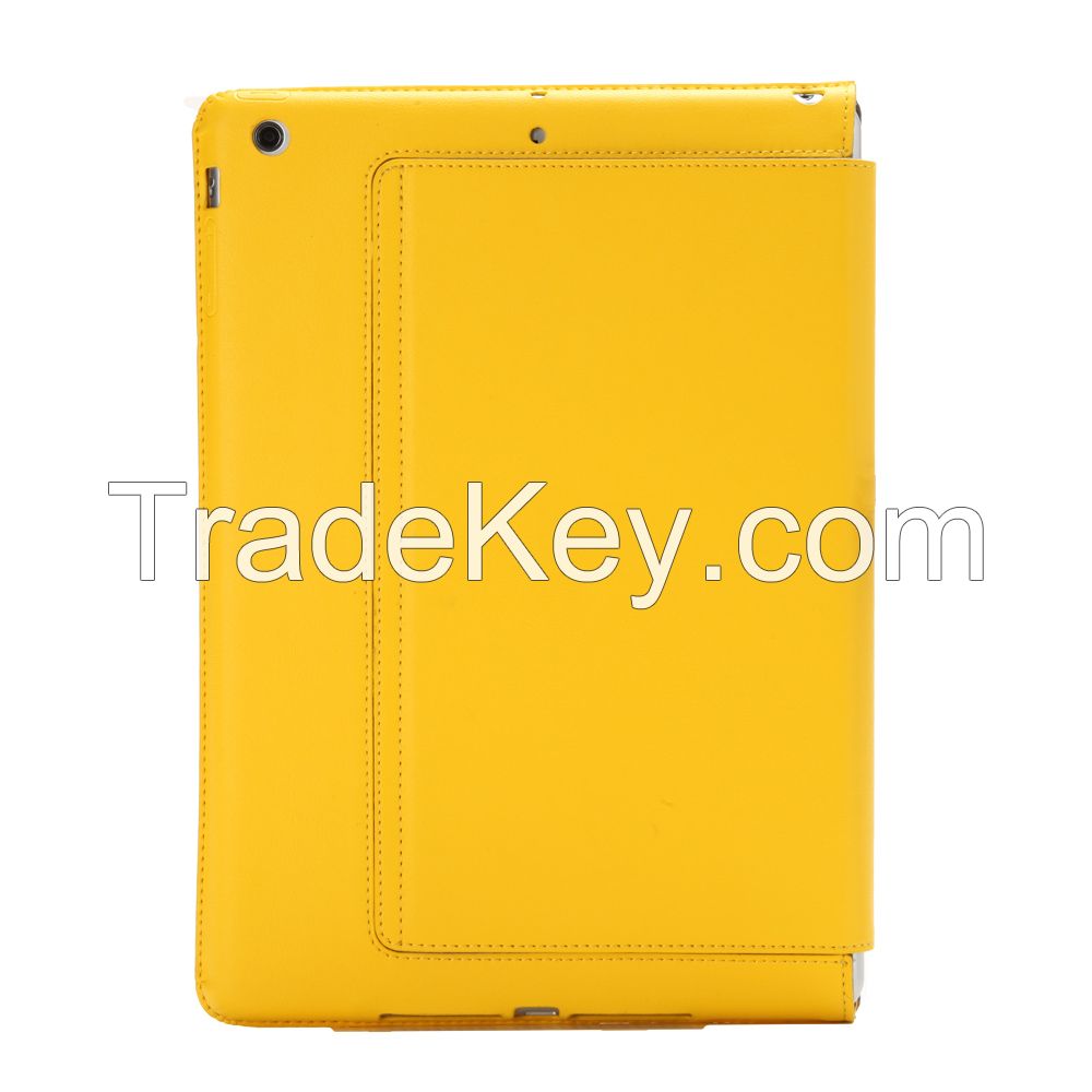 Royal Cat Ipad air Genuine Leather Case (Yellow)