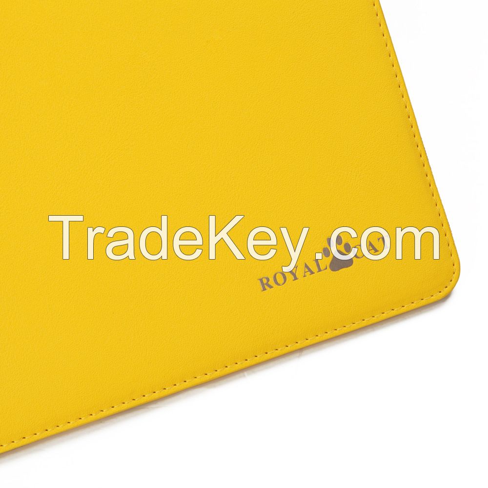 Royal Cat Ipad air Genuine Leather Case (Yellow)