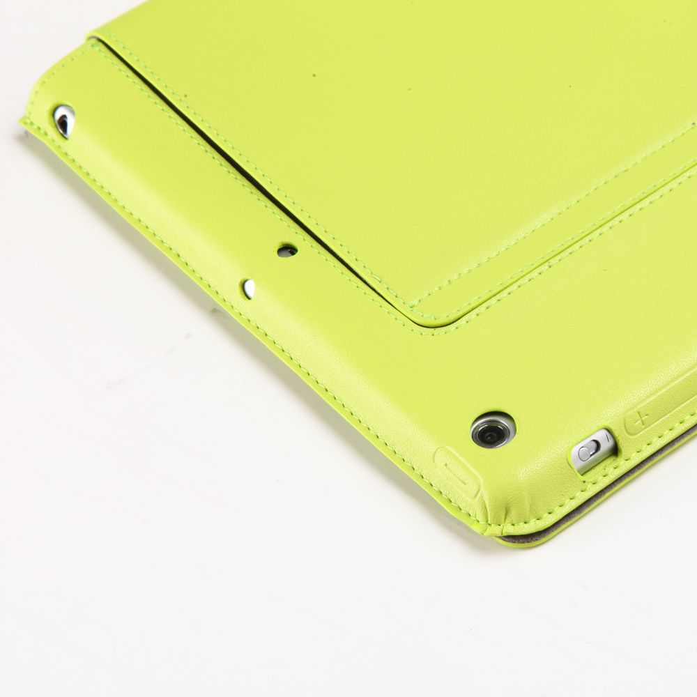 Royal Cat Ipad air Genuine Leather Case (Green)