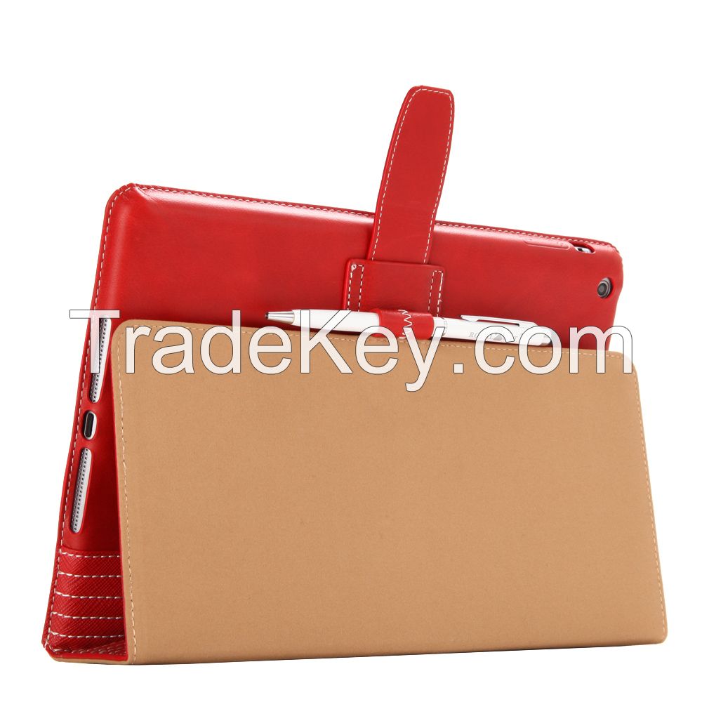 Royal Cat Ipad air/2/3/4 Genuine Leather Case (red, brown, black)