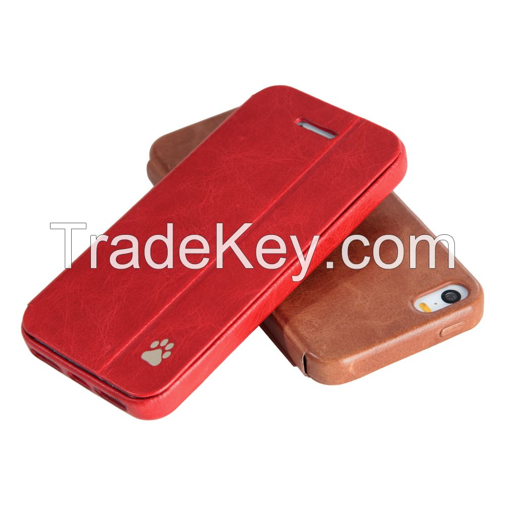 Royal Cat Iphone 5/5s Genuine Leather Case