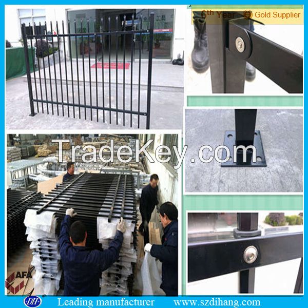  Fencing Company Factory Price Rod Iron Fencing for Commerical Residential Usage