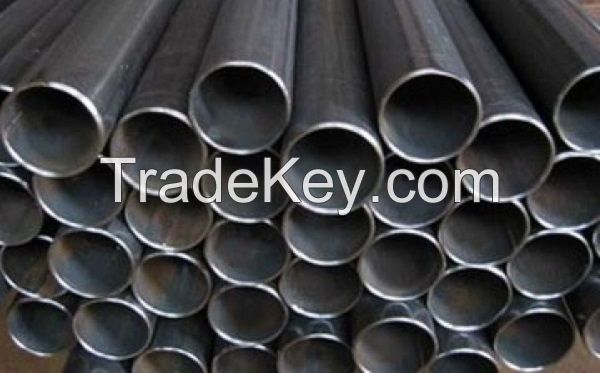 Longitudinal welded round pipes