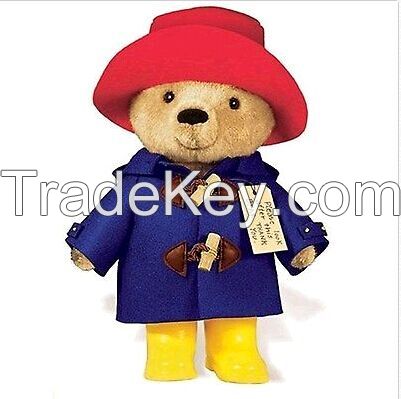 Plush Soft UK Cartoon Funny Paddington Bear Toy