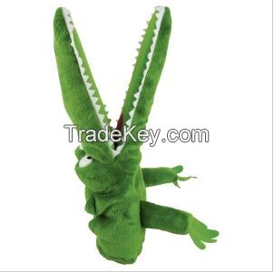 Plush and Stuffed Alligator Hand Puppet/American Plush Alligator Toys
