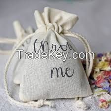 Sell off vietnam gift drawstring cotton bags