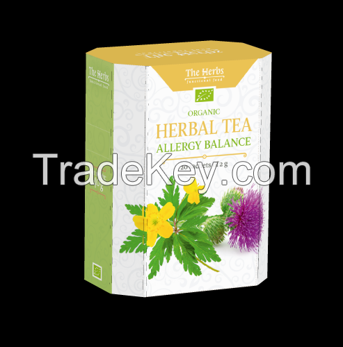 Allergy Balance, Organic Herbal Tea 