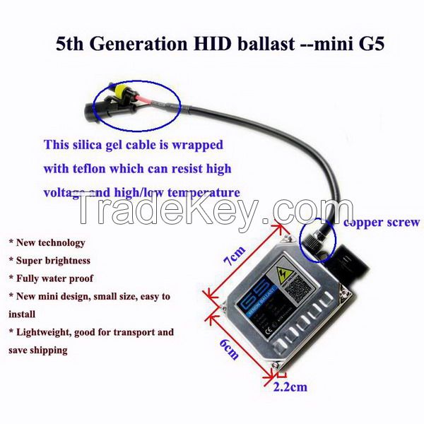 35W Mini HID Xenon Ballast G5