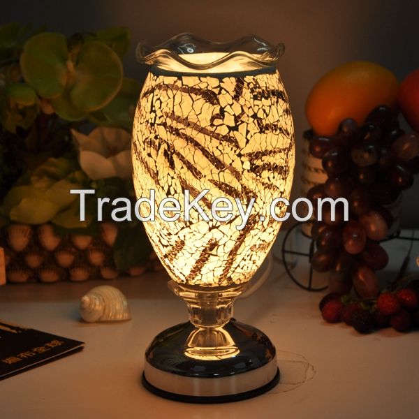 Glass Artworks Mosaic Nigth Table Lamp