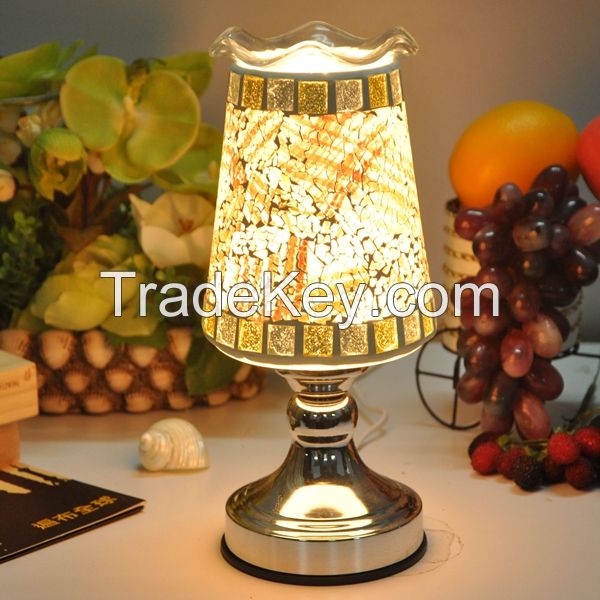 Glass Artworks Mosaic Nigth Table Lamp