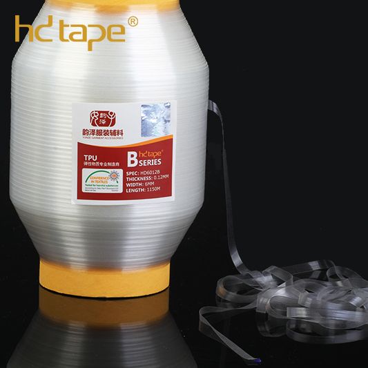 tpu clear elastic tape for garment accessories