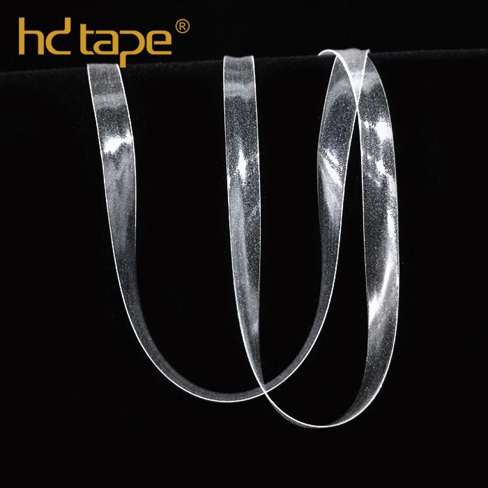 tpu clear elastic tape for garment accessories