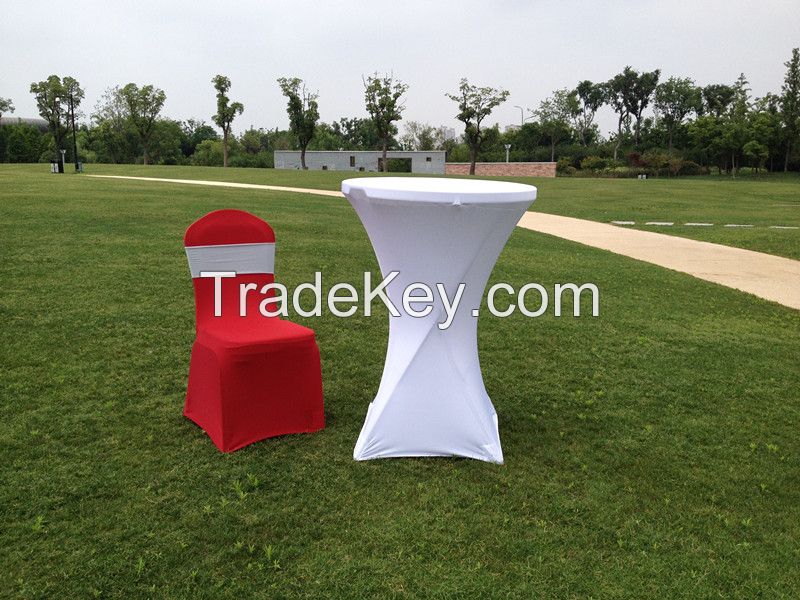 cocktail spandex table cover, bar table cover