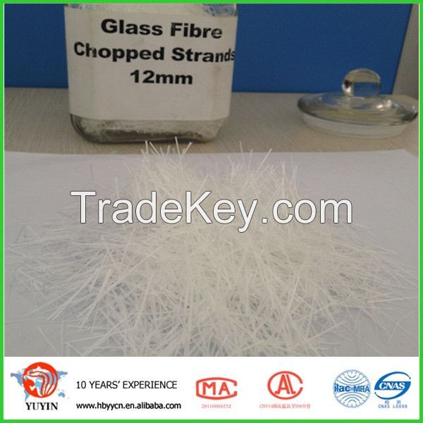 Fiberglass chopped strand for friction material