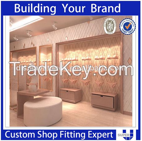 Good quality customized modern wooden wall display