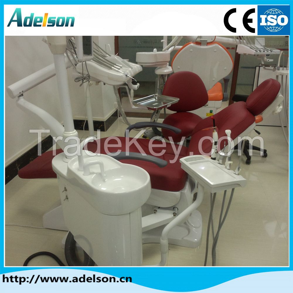 2015 new style CE and ISO approved dental chair unit with rotary unit box ADS-8700