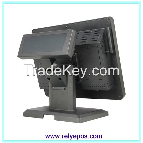 Rely 15&quot; All-in-one VFD touch POS machine system