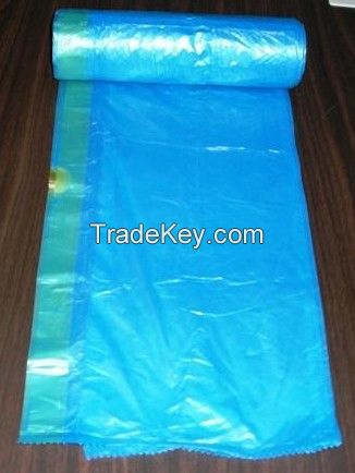 HDPE drawstring garbage trash colored bag