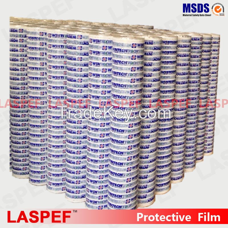 LASPEF High quality pe protective film, plastics films, big roll protective tape