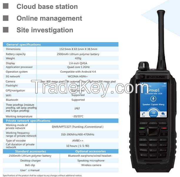 Ndp-910l Customized Smart Interphone For Police/army/military Use