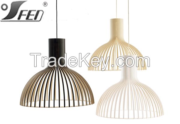 2015 new design hot sell Secto design wooden pendant lighting