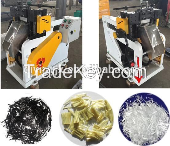 KLC-160 Polyamide Polyester Polypropylene Acrylic Glass Fiber Synthetic Fibers Cutting Cutter Chopping Machine Price
