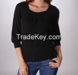 square neck sweater