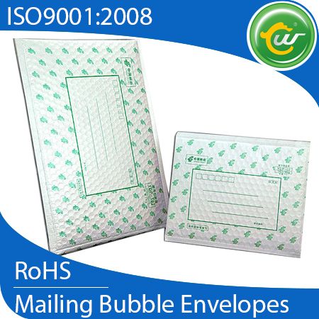 Can print heatproof with TUV metallic bubble envelopes