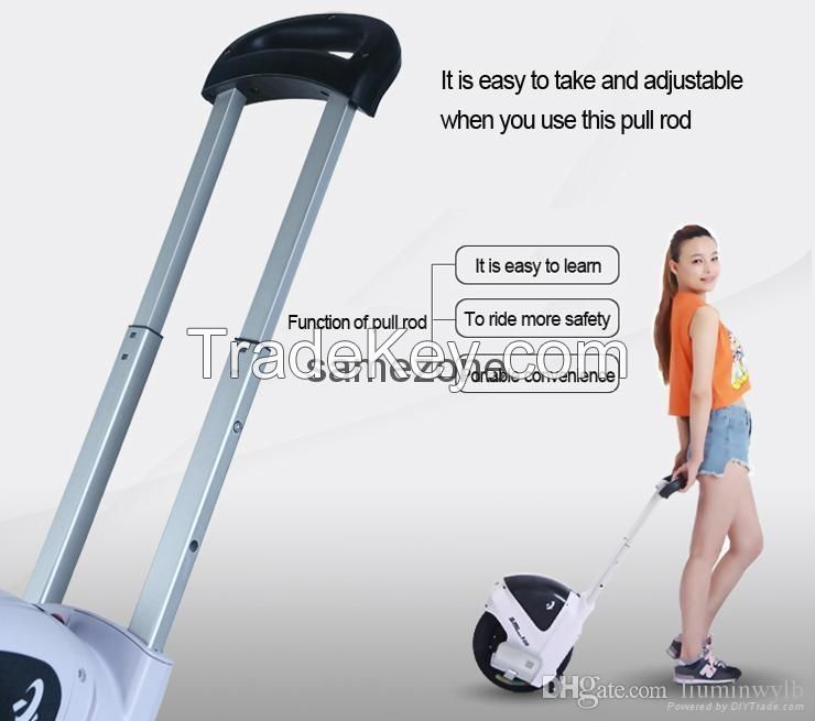 350W cheap Hot Sale Pull Rod One Wheel Self-balancing Electric Scooter