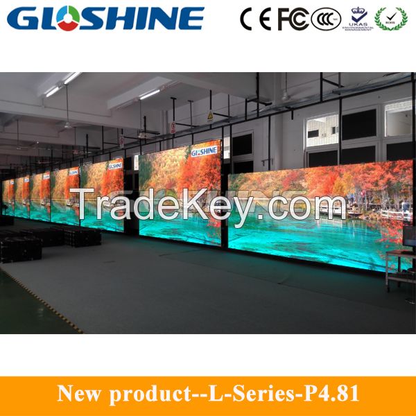 L series p 4.81 HD dull color LED display / indoor stage shows .