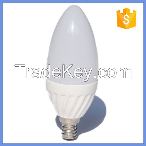 120degree E14 Led White Housing Ceramic Led Light Candle Bulbs