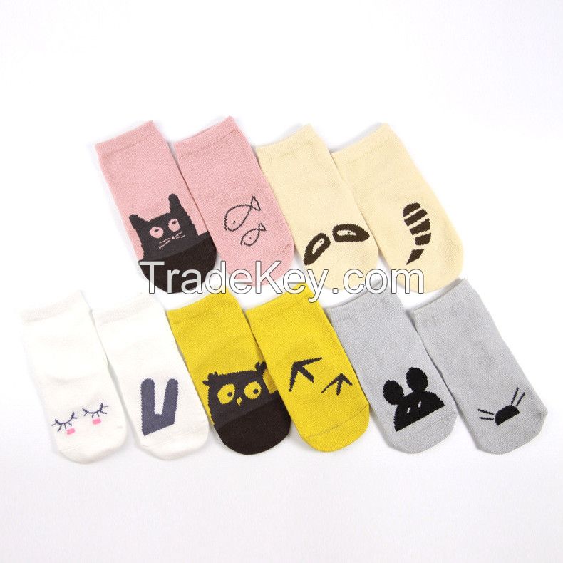 unti-slip baby socks baby combed cotton socks