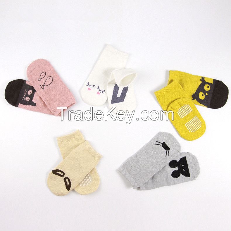 unti-slip baby socks baby combed cotton socks