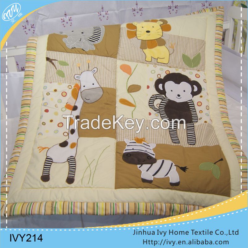 china wholesale cotton baby quilt white fabric textile