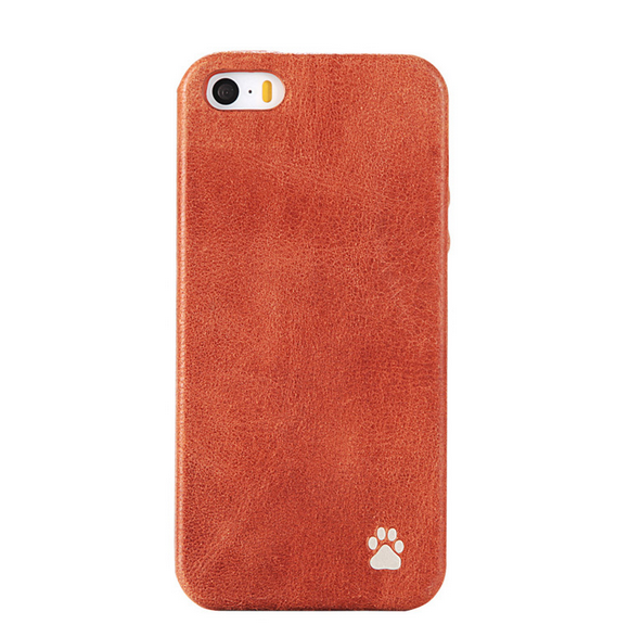 Cow leather cover case leather phone case for iphone5 5s