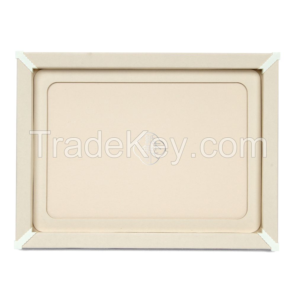 Paper&Wood Ages Creamy White Cardboard Picture Frame, Picture Mats, Paper Picture/Poster Frame.Cardboard Removable Picture Photo Frame, Paper Photo Frame, Cardboard Photo Frame (Blu-Tack Included)