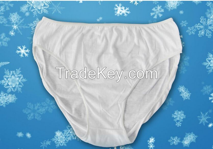Woman shorts Cotton Disposable Underwear For Travel Postpartum emergencies