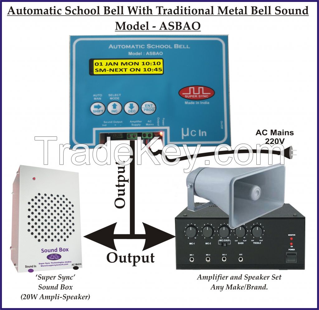 Automatic School Bell Model - ASBAO